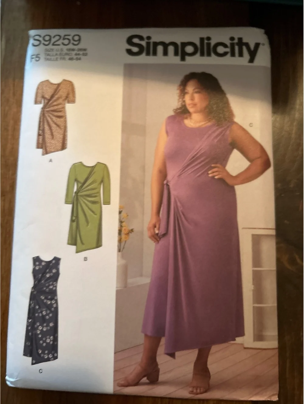Simplicity S9259 Women's Dress Sewing Pattern - Uncut